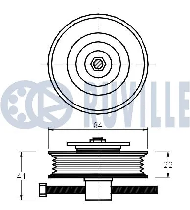 Belt Tensioner, V-ribbed belt