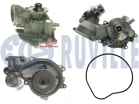 Water Pump, engine cooling (561298)