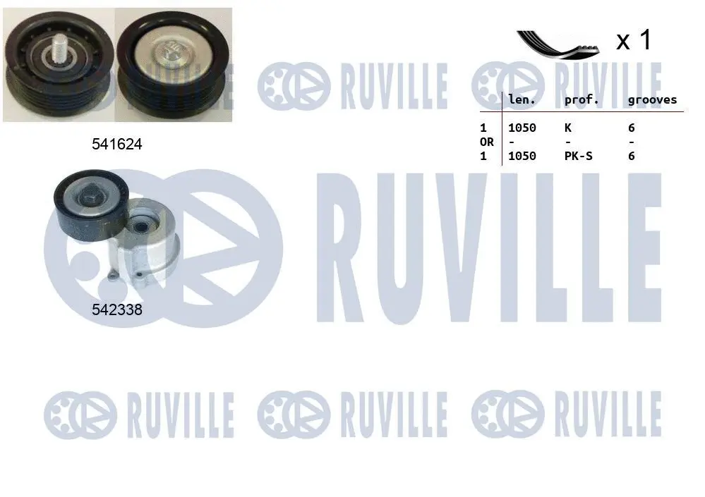 V-Ribbed Belt Set (570184)