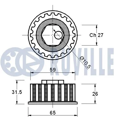 Tensioner Pulley, timing belt