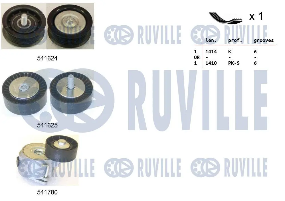 V-Ribbed Belt Set (570168)