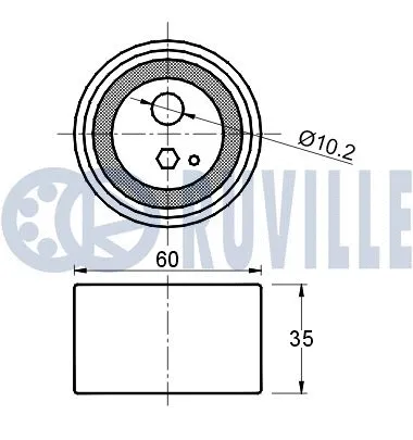 Tensioner Pulley, timing belt