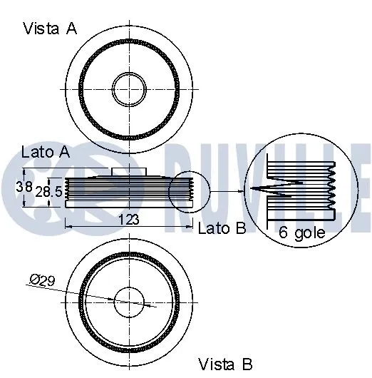 Belt Pulley, crankshaft