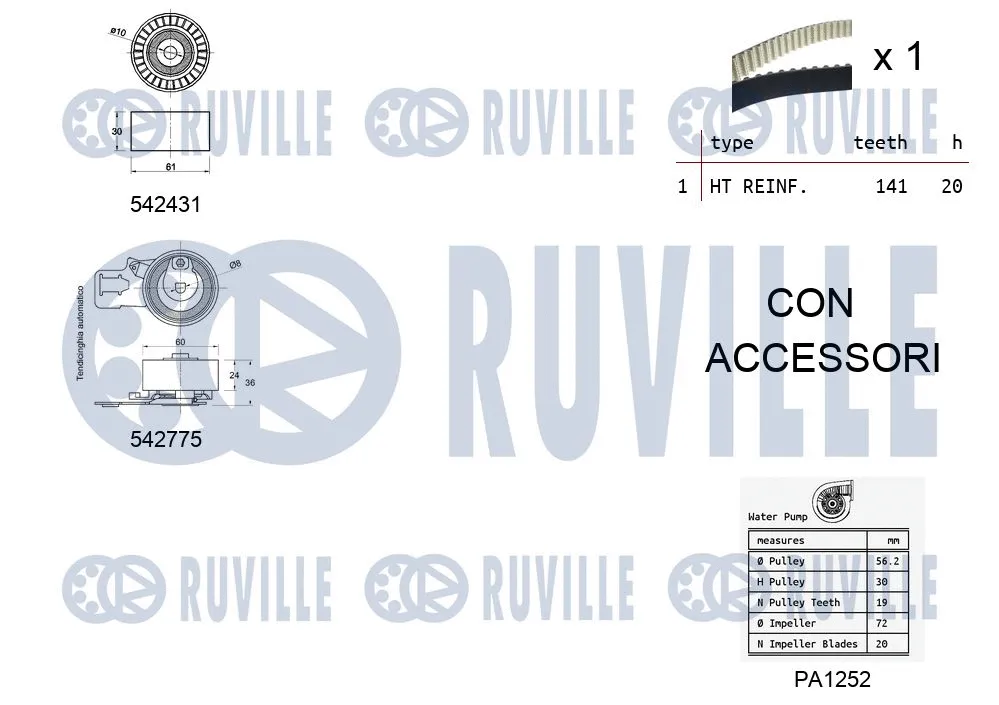Water Pump & Timing Belt Kit