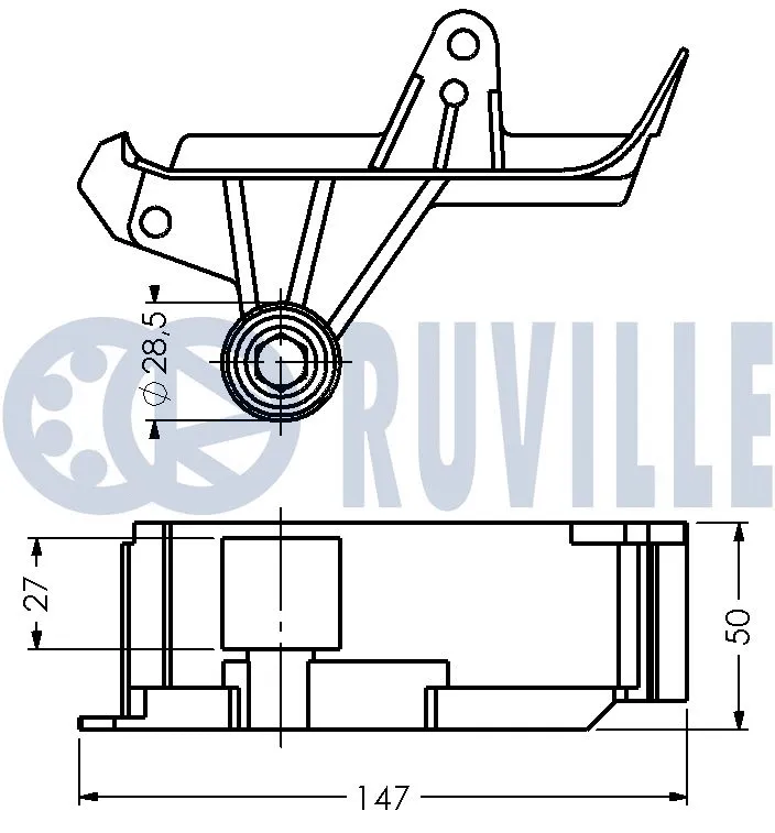 Deflection/Guide Pulley, timing belt