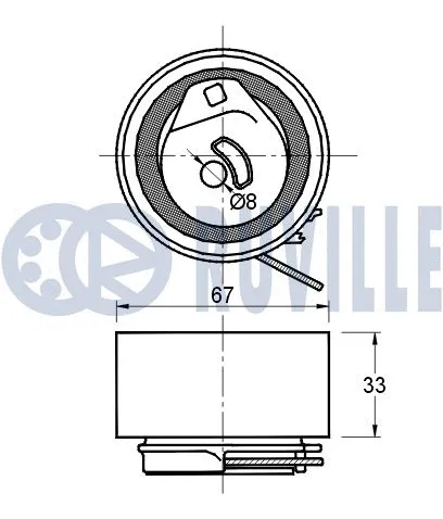 Tensioner Pulley, timing belt