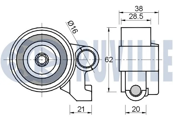 Tensioner Pulley, timing belt