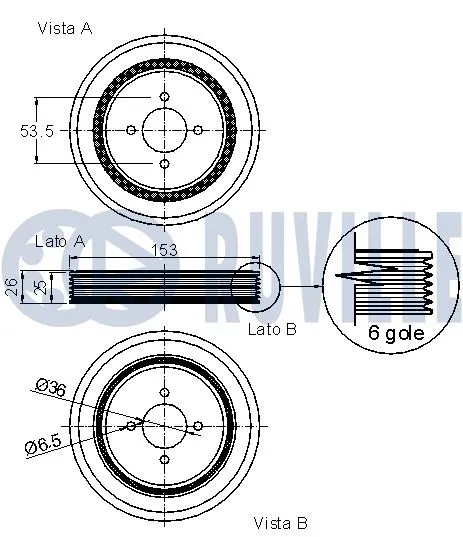 Belt Pulley, crankshaft