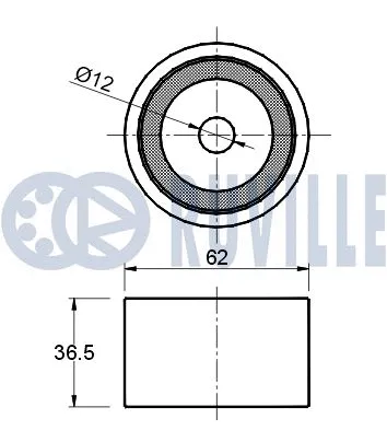 Deflection/Guide Pulley, timing belt