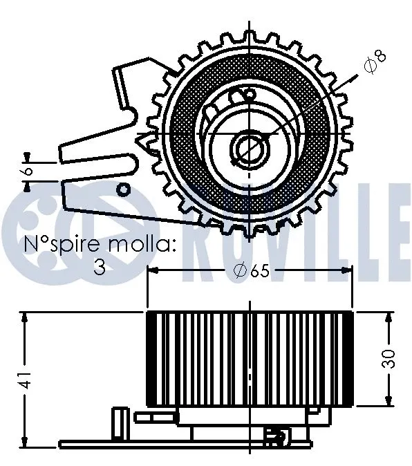Tensioner Pulley, timing belt