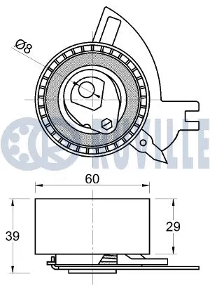 Tensioner Pulley, timing belt