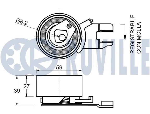Tensioner Pulley, timing belt