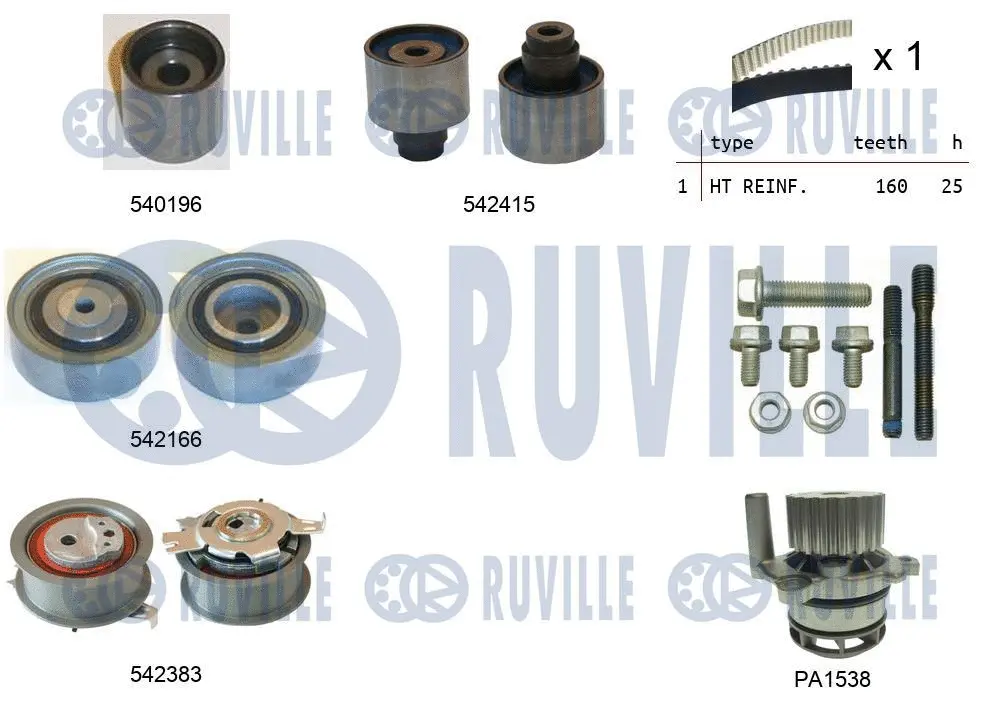 Water Pump & Timing Belt Kit (5503351)