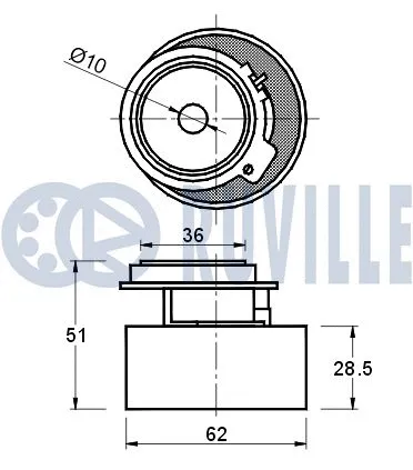 Tensioner Pulley, timing belt