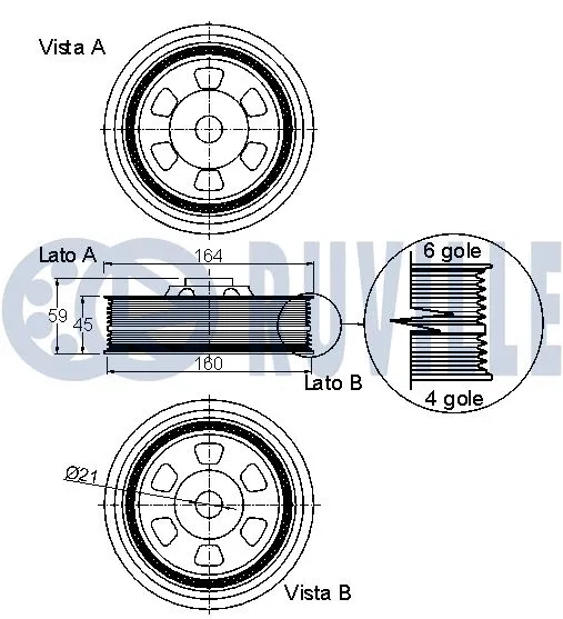 Belt Pulley, crankshaft