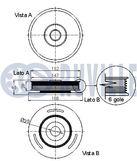 Belt Pulley, crankshaft