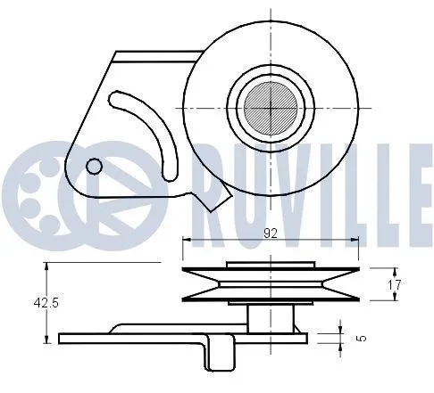 Belt Tensioner, V-ribbed belt