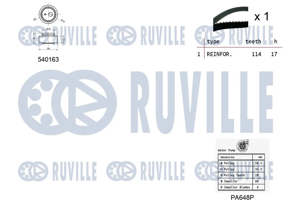 Water Pump & Timing Belt Kit