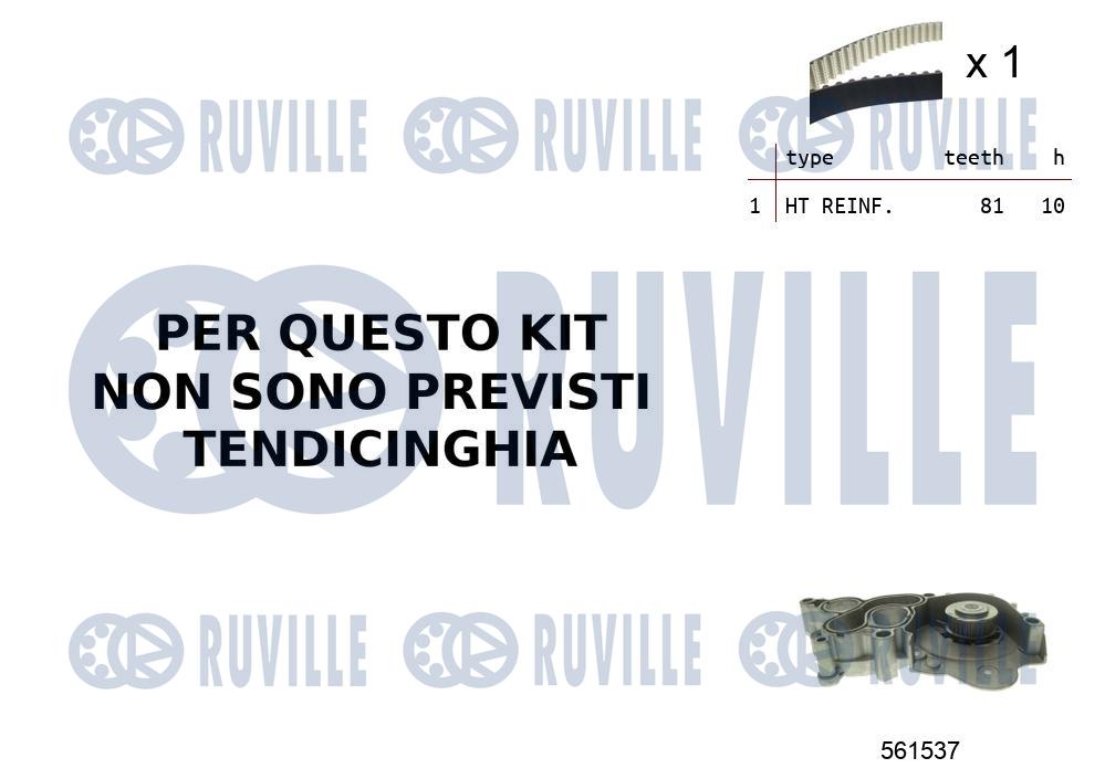 Water Pump & Timing Belt Kit (55B0044)