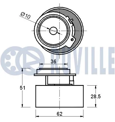 Tensioner Pulley, timing belt