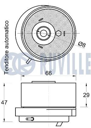 Tensioner Pulley, timing belt