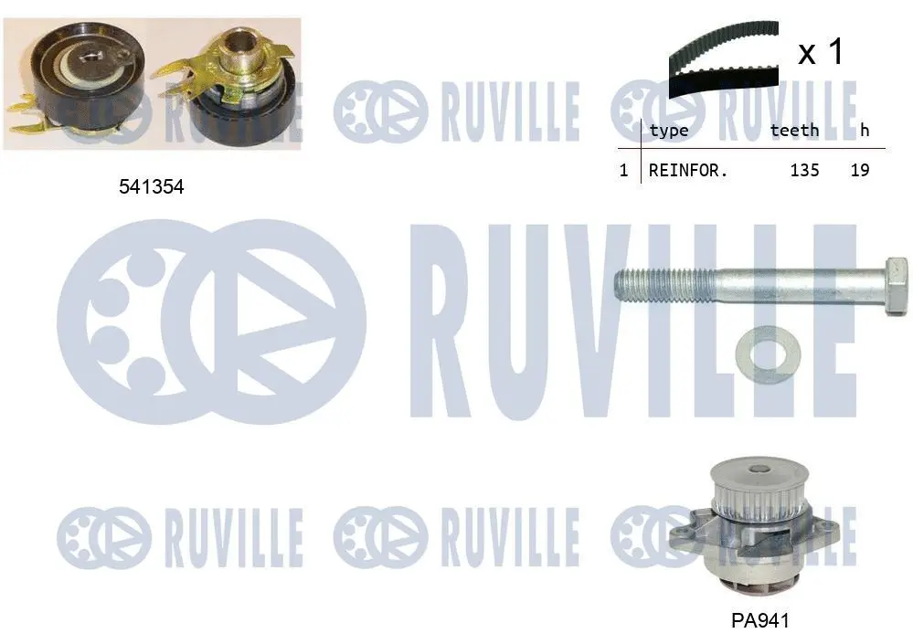 Water Pump & Timing Belt Kit (5500971)