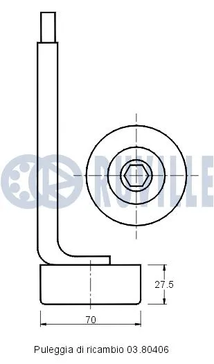 Belt Tensioner, V-ribbed belt