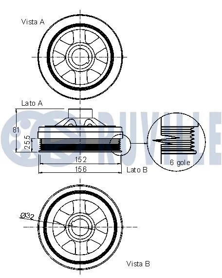 Belt Pulley, crankshaft