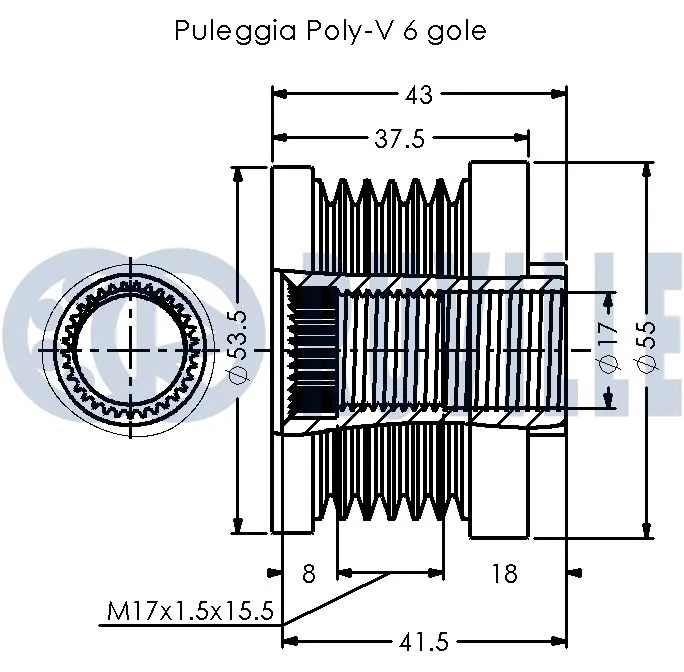 Alternator Freewheel Clutch