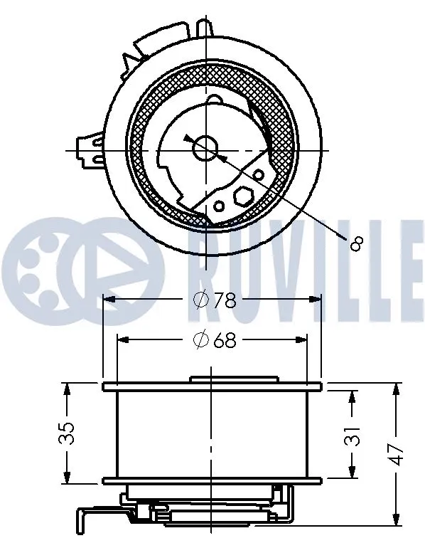 Tensioner Pulley, timing belt