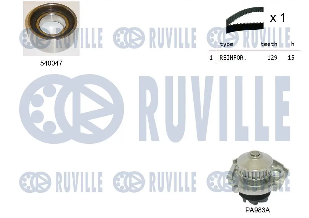 Water Pump & Timing Belt Kit (5500381)