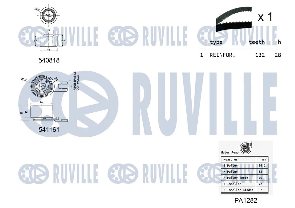 Water Pump & Timing Belt Kit