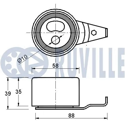 Tensioner Pulley, timing belt