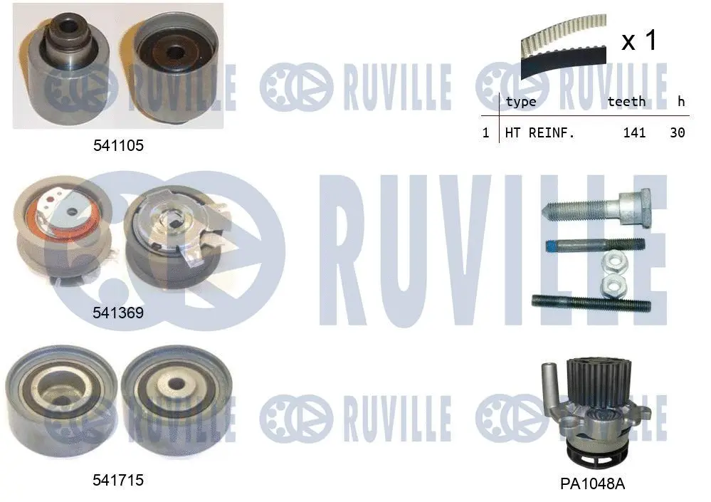 Water Pump & Timing Belt Kit (5502991)