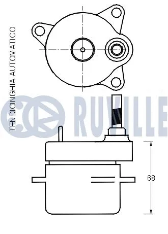 Belt Tensioner, V-ribbed belt