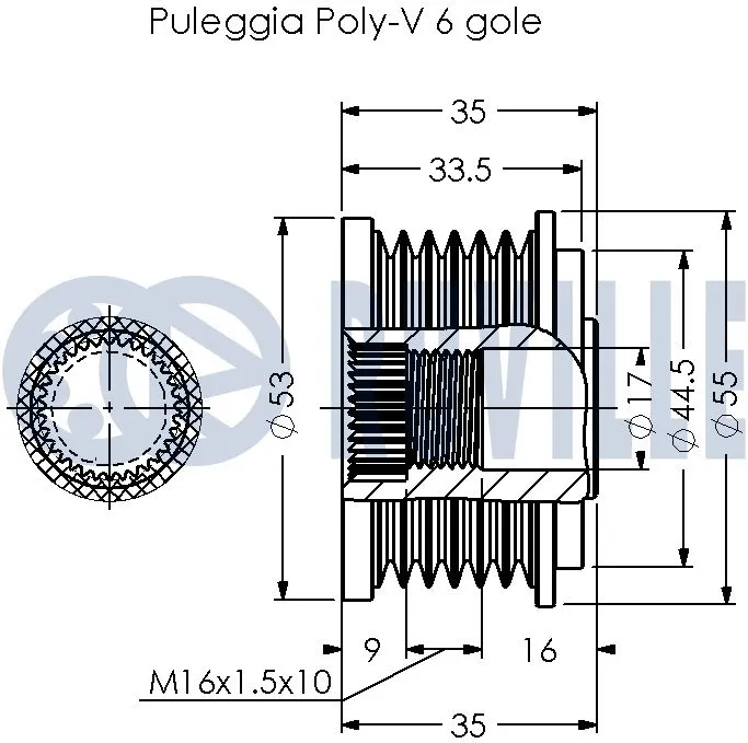 Alternator Freewheel Clutch