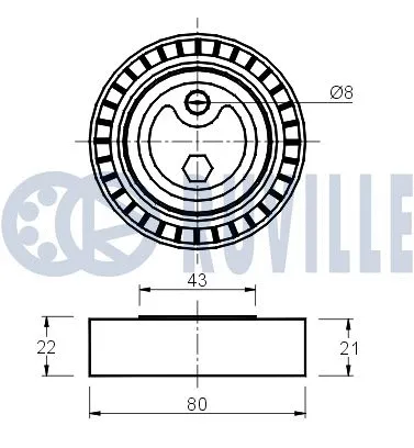 Belt Tensioner, V-ribbed belt