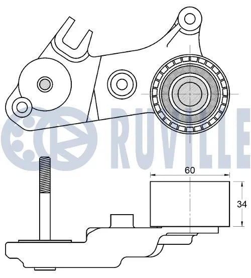 Deflection/Guide Pulley, timing belt