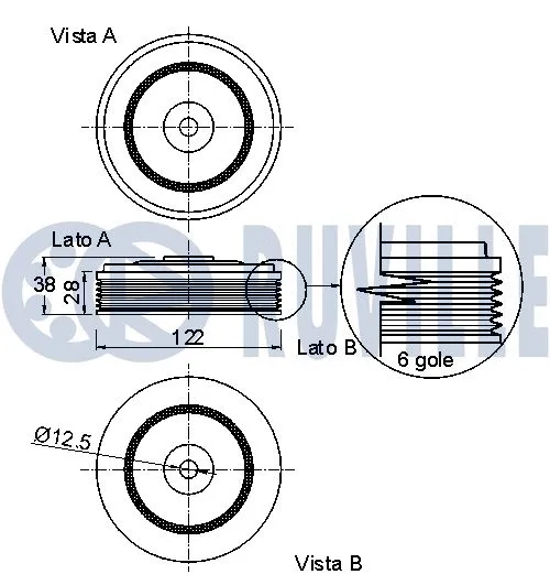 Belt Pulley, crankshaft