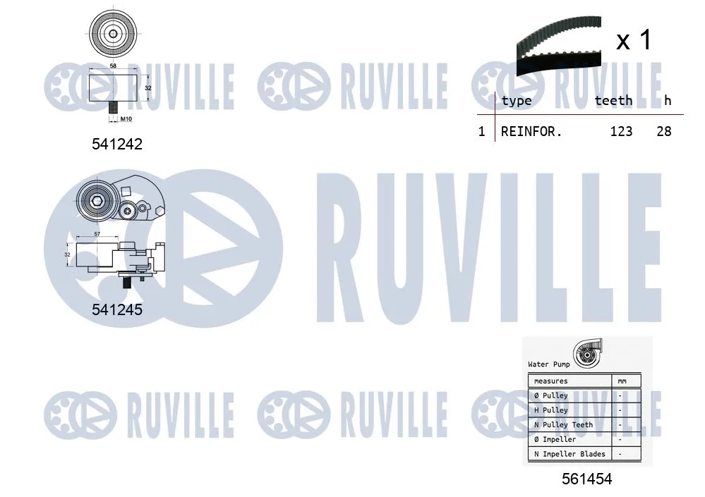 Water Pump & Timing Belt Kit