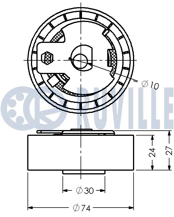 Tensioner Pulley, timing belt
