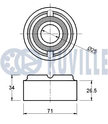 Tensioner Pulley, timing belt