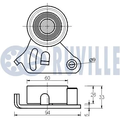 Tensioner Pulley, timing belt