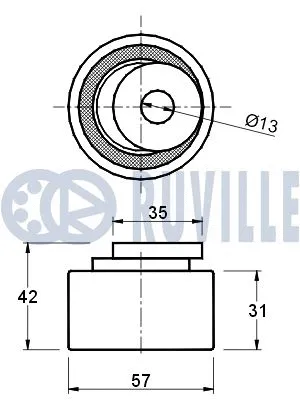 Tensioner Pulley, timing belt