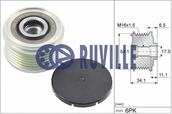 Water Pump, engine cooling (56657)