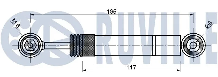 Vibration Damper, V-ribbed belt