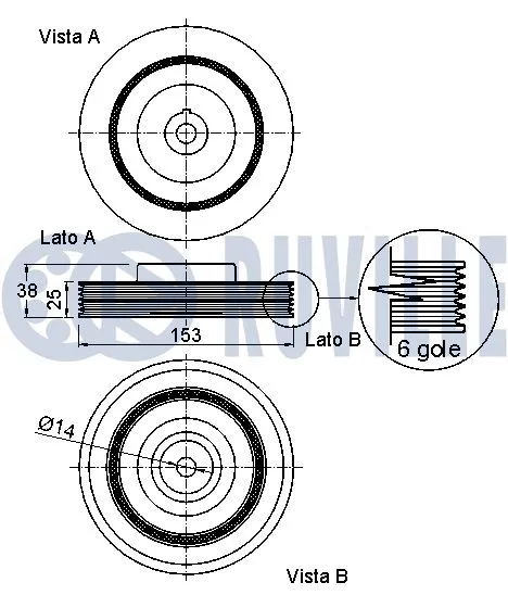 Belt Pulley, crankshaft