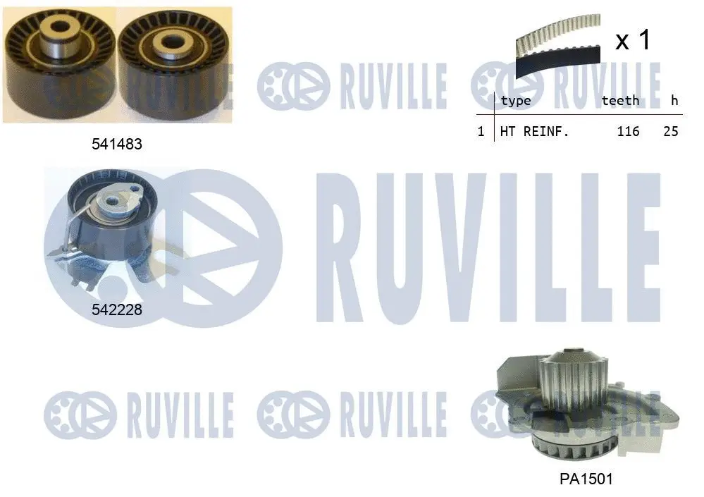 Water Pump & Timing Belt Kit (5503671)