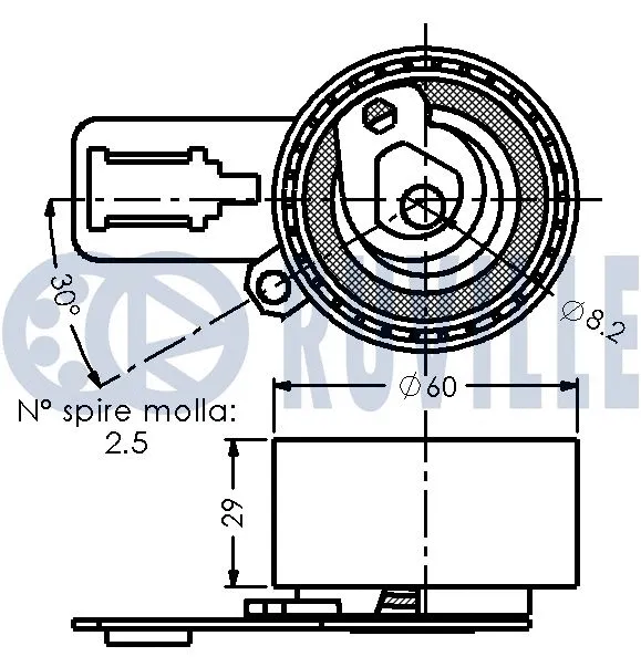 Tensioner Pulley, timing belt