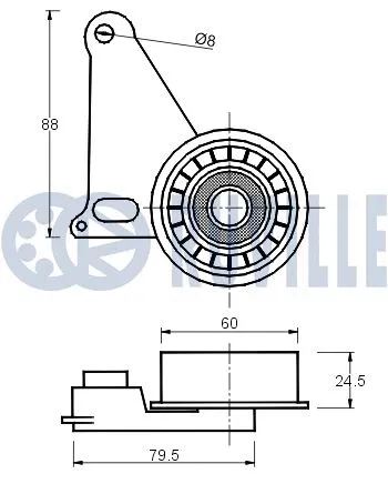 Tensioner Pulley, timing belt